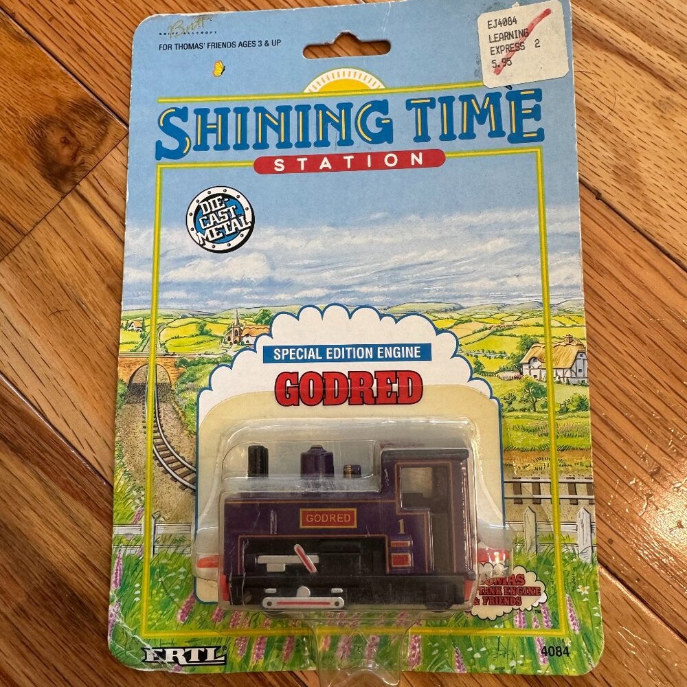 Thomas Tank Engine Shining Time Station 1995 Godred Ertl Die Cast Train Toy